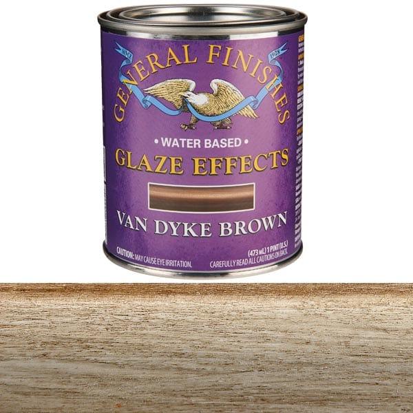 Glaze Effects - Water Based - Pint - Color:Van Dyke Brown